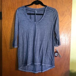 So 3/4 length sleeve T-shirt